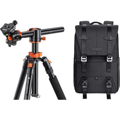 K&F Concept combi tripod/backpack Trident-T Statief + Concept Beta Backpack 20L zwart
