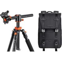 K&F Concept combi tripod/backpack Trident-T Statief + Concept Beta Backpack 20L zwart