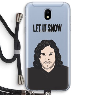 Let It Snow: Samsung Galaxy J5 (2017) Transparant Hoesje met koord