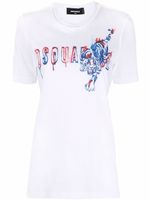 DSQUARED2 t-shirt à logo - Blanc