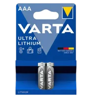 Varta Ultra Lithium AAA 2-pack Batterijen