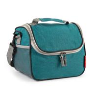 Koeltas/lunchtas Callela - groen - 6.5 liter - 17 x 26 x 20 cm - koelbox tas - picknick/strand - lun