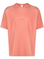 Paul Smith t-shirt en coton à logo brodé - Orange