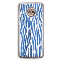 Blauwe nerven: Motorola Moto G6 Transparant Hoesje