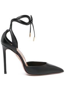 Aquazzura escarpins Tessa 105 mm en cuir - Noir