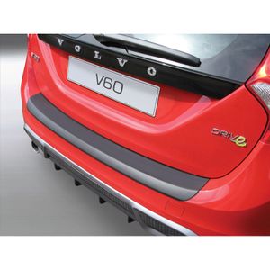 Bumper beschermer passend voor Volvo V60 Estate 2010- Zwart GRRBP563