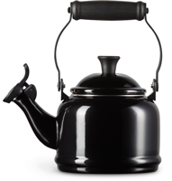 Le Creuset Fluitketel Demi - Ebbenzwart - 1.1 liter - inductie geschikt