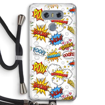 Pow Smack: LG G6 Transparant Hoesje met koord