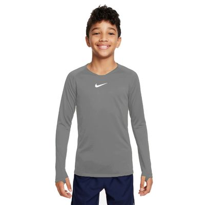 Nike Dri-FIT Park Ondershirt Lange Mouwen Kids Grijs Nike Dri-FIT Park Ondershirt Lange Mouwen Kids Grijs