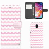 Samsung Galaxy A70 | Telefoon Hoesje | Waves Roze