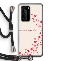 Kusjes: Huawei P40 Pro Transparant Hoesje met koord