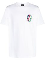 PS Paul Smith t-shirt à patch tête de mort - Blanc - thumbnail