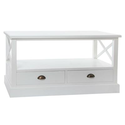 Hoofdtafel DKD Home Decor Wit Hout (108 x 48 x 56,5 cm)