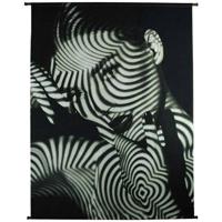 SVJ Home Decorations Wanddecoratie Lady Stripes - 170x140 cm - Velvet - thumbnail