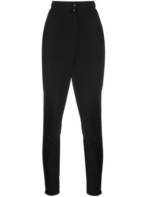 Dolce & Gabbana pantalon slim à taille haute - Noir