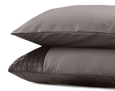 Velvet Band Taupe 2pack slopen Taupe 60 x 70 cm