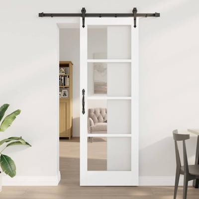 Schuifdeur ORKDAL Wit 73.5 x 211 cm Hout en metaal