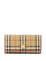 Burberry portefeuille en cuir à motif Vintage Check - Tons neutres