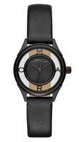 Horlogeband Marc by Marc Jacobs MBM1384 Leder Zwart 12mm