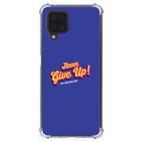 Samsung Galaxy A12 Telefoonhoesje met tekst Never Give Up