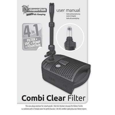Superfish Combi Clear Media Set 6000 - Alles-in-1 Vijverfilter & Onderhoudssysteem