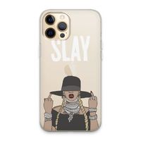 Slay All Day: iPhone 13 Pro Max Transparant Hoesje