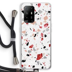 Terrazzo N°12: Oppo A95 5G Transparant Hoesje met koord