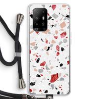 Terrazzo N°12: Oppo A95 5G Transparant Hoesje met koord