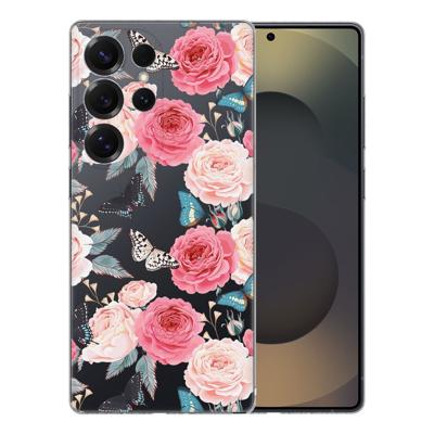 TPU Hoesje Samsung Galaxy S25 Ultra - Butterfly Roses Backcover