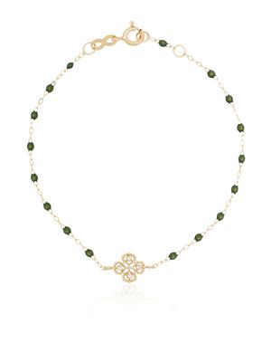 Gigi Clozeau bracelet Gigi 17 cm en or 18ct à breloque Lucky Clover