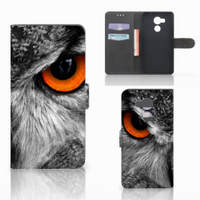 Huawei Mate 8 Telefoonhoesje met Pasjes Uil - thumbnail