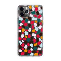 Colored Giraffe: iPhone 11 Pro Max Transparant Hoesje