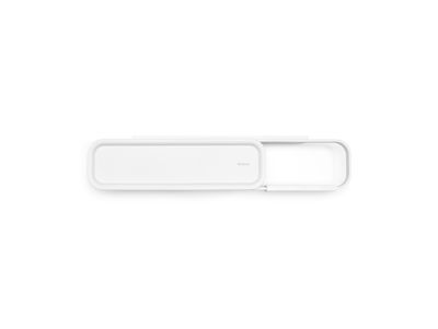Brabantia mindset toiletrolhouder met plankje mineral infinite white