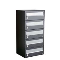 Allux Hive Set 1-Breed, 5-Hoog Antraciet - 40030065_1x5