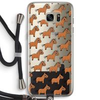Pony: Samsung Galaxy S7 Edge Transparant Hoesje met koord