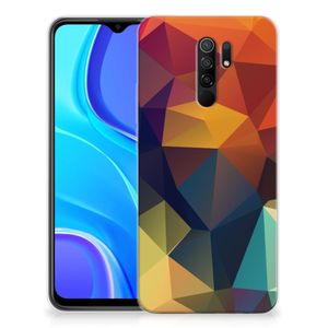 Xiaomi Redmi 9 TPU Hoesje Polygon Color