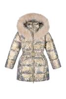 Le Chic winter winterjas meisjes - goud - Bodette - AOP vlinder Le Chic winter winterjas meisjes - goud - Bodette - AOP vlinder