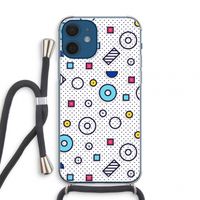 8-bit N°9: iPhone 12 mini Transparant Hoesje met koord