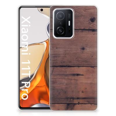 Xiaomi 11T | 11T Pro | Bumper Hoesje | Old Wood