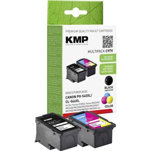 KMP Inktcartridge vervangt Canon PG-545XL, CL-546XL Compatibel Combipack Zwart, Cyaan, Magenta, Geel C97V 1562,4005