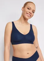 Zero Feel Bralette padded 2.0 - naadloze Bh - Comfortabele Bh top zonder beugel of sluiting - Schijnt niet door - M - Blauw - M - M - M