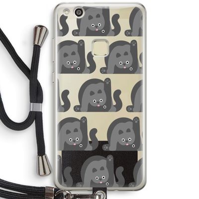 Cats: Huawei Ascend P10 Lite Transparant Hoesje met koord
