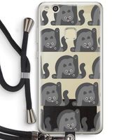 Cats: Huawei Ascend P10 Lite Transparant Hoesje met koord