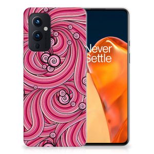 OnePlus 9 Hoesje maken Swirl Pink