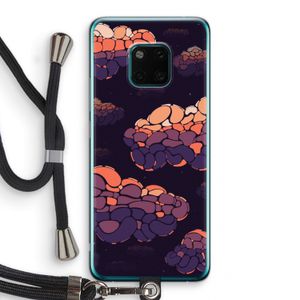 Patroon Wolken: Huawei Mate 20 Pro Transparant Hoesje met koord