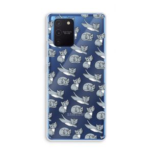 Poezen: Samsung Galaxy Note 10 Lite Transparant Hoesje