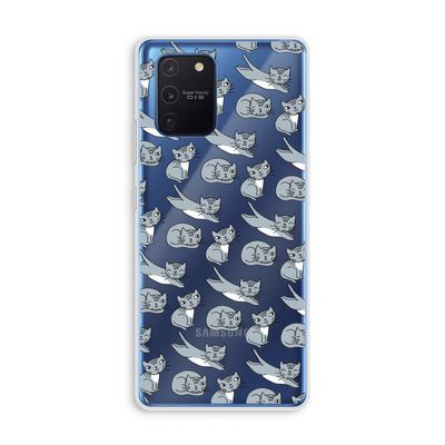 Poezen: Samsung Galaxy Note 10 Lite Transparant Hoesje