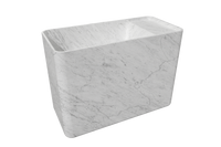 Balmani Riva fonteintje 45 x 22 cm Carrara marmer