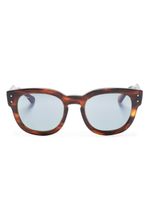 Ray-Ban lunettes de soleil carrées Mega Hawkeye - Marron