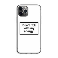 My energy: iPhone 11 Pro Max Transparant Hoesje
